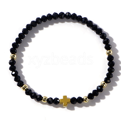 Handmade Faceted Seed Beaded Stretch Bracelets MZ9145-1-1