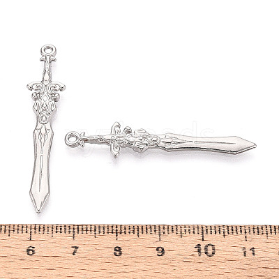304 Stainless Steel Pendants STAS-N114-59P-1