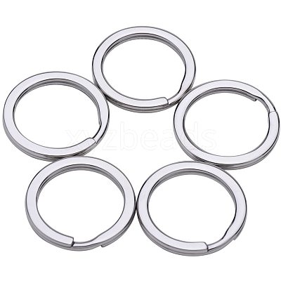 304 Stainless Steel Keychain Clasp Findings STAS-PH0002-22P-1