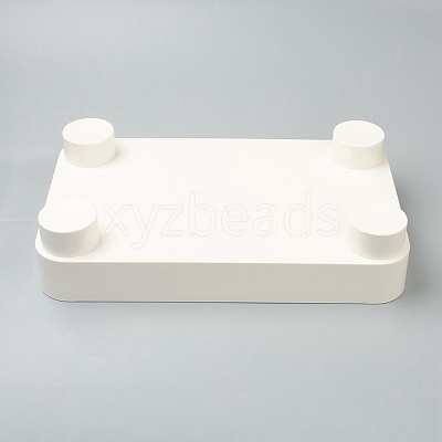 Multifunctional ABS Plastic Storage Tray AJEW-H113-C03-1