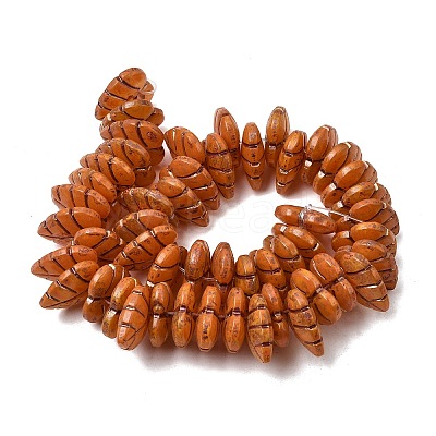 Painted Glass Beads Strands GLAA-Z021-07-1