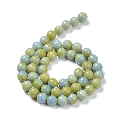Glass Round Beads Strands GLAA-M044-01C-1