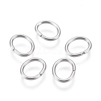 Tarnish Resistant 304 Stainless Steel Open Jump Rings STAS-F250-11P-L-1