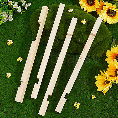 Wood Beeswax Entrance Protector for Beekeeping AJEW-WH0481-142-1