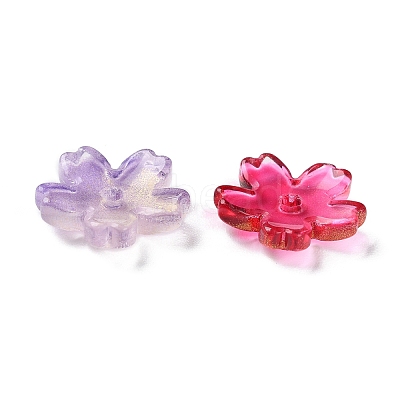 Transparent Baking Paint Glass Beads GLAA-D011-01-1