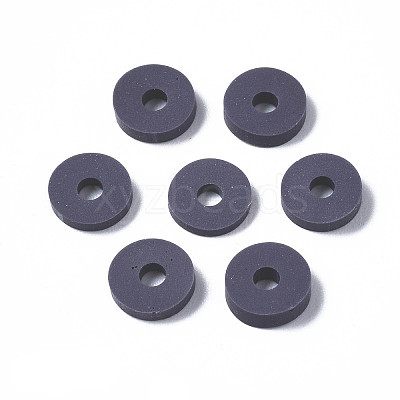 Handmade Polymer Clay Beads CLAY-R067-6.0mm-B04-1