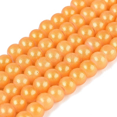 Baking Paint Glass Pearl Beads Strands LS-DGLA-ZX001-05B-12-1