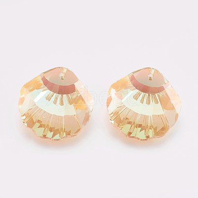 K9 Glass Rhinestone Pendants X-GLAA-F083-02A-1