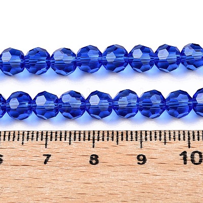 Transparent Glass Beads LS-EGLA-A035-T6mm-D21-1
