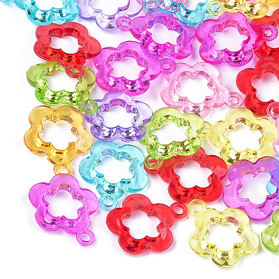 Transparent Acrylic Pendants TACR-T005-21-1