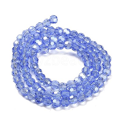 Transparent Glass Beads LS-EGLA-A035-T4mm-B14-1