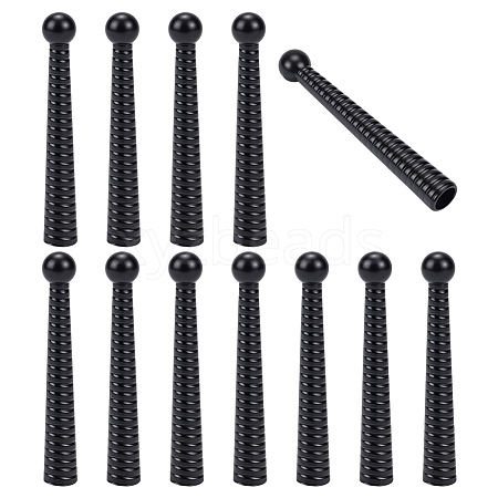 12Pcs Alloy Cord Ends FIND-HY0004-71EB-1