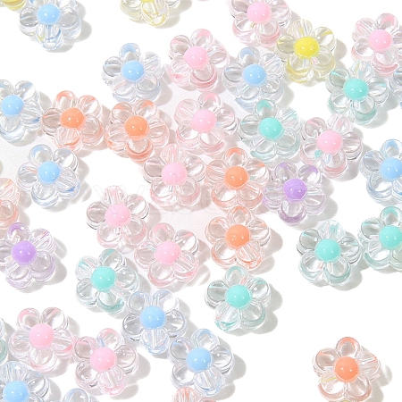 50Pcs Transparent Acrylic Beads PW-WG7CE4A-01-1