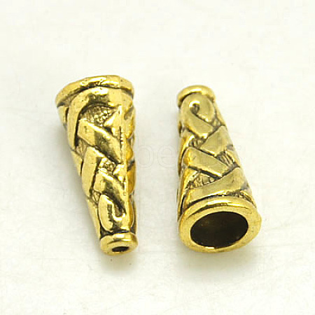 Tibetan Style Alloy Bead Cone LS-TIBEB-00821-AG-R-1