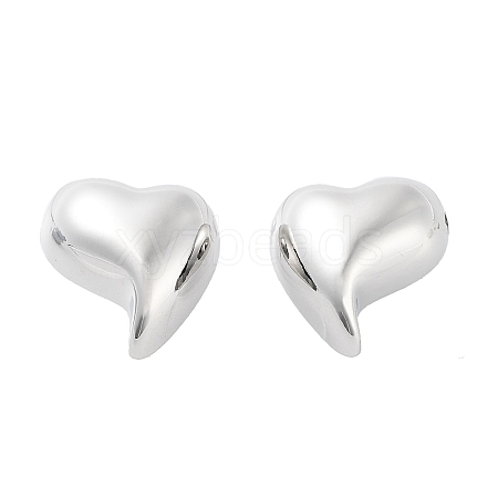 Brass Stud Earrings for Women EJEW-D088-04P-1