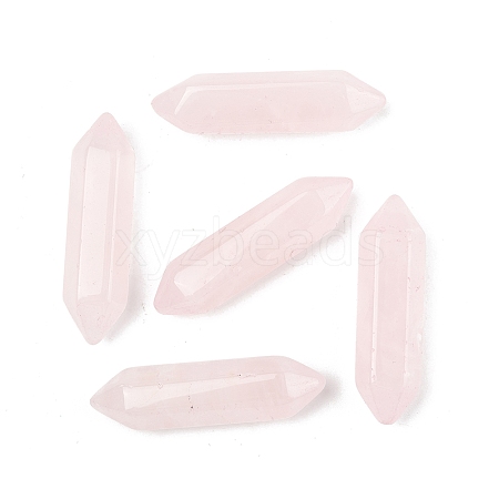 5Pcs Natural Rose Quartz Healing Stones G-FS0005-83D-1