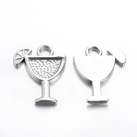 Tibetan Style Alloy Cocktail Pendants TIBEB-A14275-AS-FF-1
