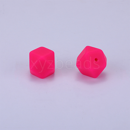 Hexagonal Silicone Beads SI-JX0020A-18-1