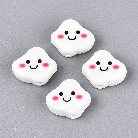 Handmade Porcelain Ceramic Beads PORC-T134-20A-1