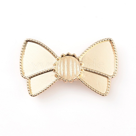 Zinc Alloy Hair Ties Findings PALLOY-E564-24KCG-1