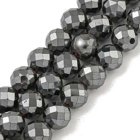 Non-magnetic Synthetic Hematite Beads Strands G-I365-16B-1