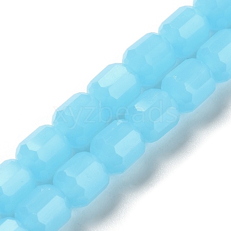 Imitation Jade Glass Bead Strands GLAA-G112-02A-1