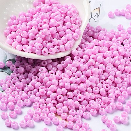 Baking Paint Glass Seed Beads SEED-H002-I-A528-1