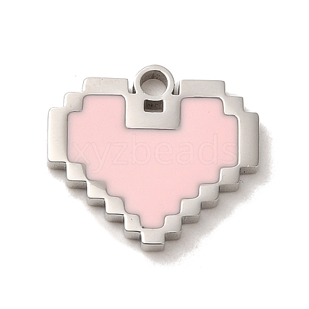 304 Stainless Steel Enamel Charms STAS-L022-005P-1
