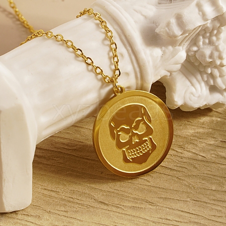 Skull Pendant Necklaces JQ7067-1-1