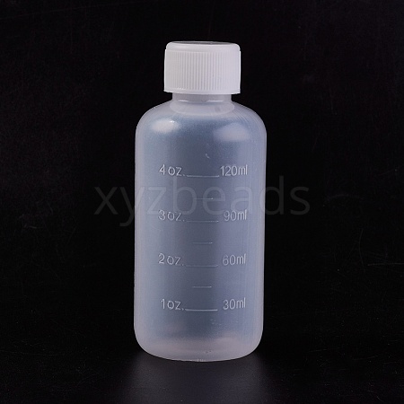 120ml Plastic Screw Cap Bottles TOOL-WH0097-05-1