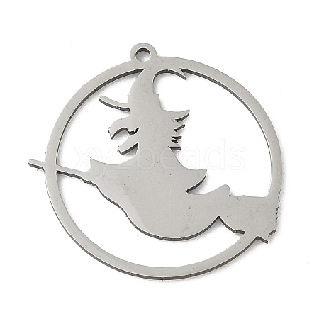 201 Stainless Steel Pendants STAS-G366-02P-06-1