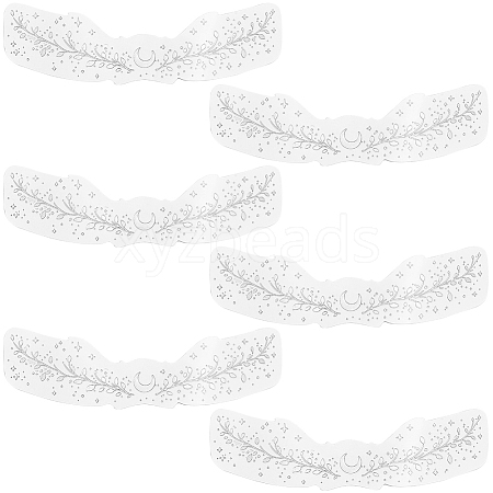 10Pcs Transfer Sticker Proof Removable Temporary Tattoos Stickers DIY-SP0003-65B-04-1