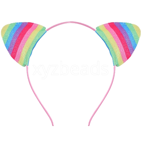 Cat Ear Cloth Hair Bands for Women PW-WG17332-03-1