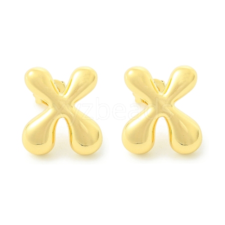 Rack Plating Brass Earrings EJEW-S222-01G-X-1