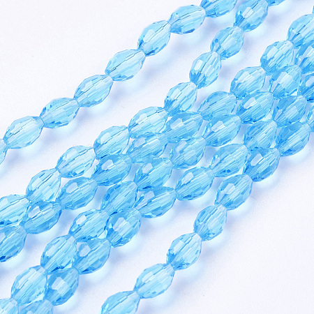 Glass Beads Strands GC891Y-11-1