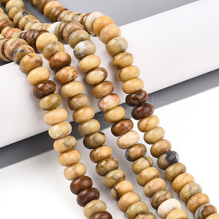 Natural Yellow Opal Beads Strands G-T140-74-1