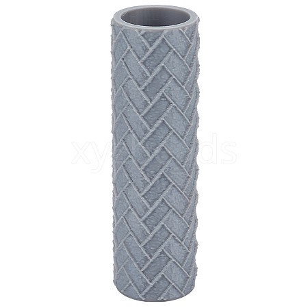 Plastic Handle Clay Texture Roller DIY-WH0699-88A-1