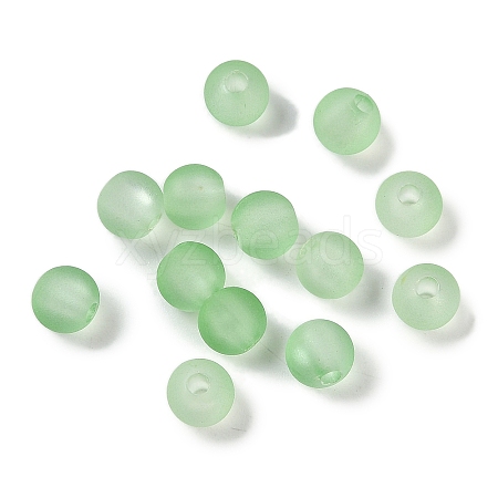 Imitation Jelly Transparent Acrylic Beads FACR-U001-01E-1