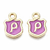 Alloy Enamel Charms ENAM-T012-03P-RS-2