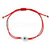 Handmade Lampwork Evil Eye Bead Braided Bracelets BM5229-3-1
