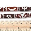 Rice Shape Tibetan Style dZi Beads Strands G-A269-A03-01-5