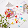 400Pcs 8 Styles Transparent Acrylic Beads FACR-PJ0001-05-14