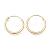 Brass Hoop Earrings EJEW-G474-01G-02-4