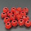 Opaque Acrylic Beads SACR-WH0008-028B-1