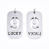 201 Stainless Steel Pendants STAS-T044-220P-9-2