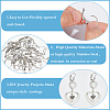 304 Stainless Steel Leverback Earring Findings STAS-SP0001-03B-6