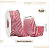 9M Polycotton(Polyester Cotton) Herringbone Ribbon OCOR-WH0093-08A-2