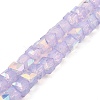 Baking Painted Glass Beads Strands DGLA-D001-05-2