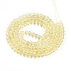 Baking Paint Transparent Glass Beads X1-DGLA-N006-6mm-03-2