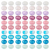  100Pcs 10 Colors Rondelle Food Grade Eco-Friendly Silicone Beads SIL-TA0001-42-10